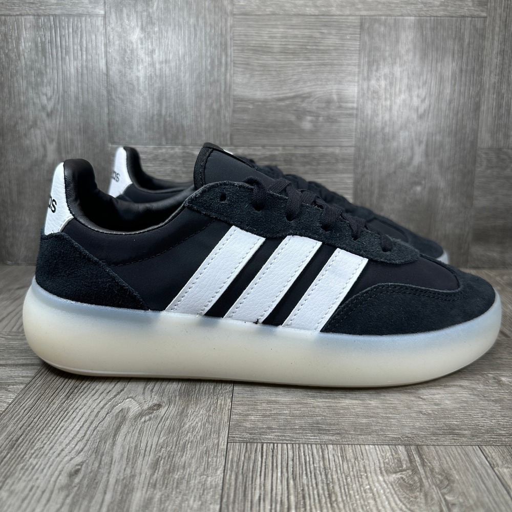 adidas Women's Black and White Athletic Sneakers